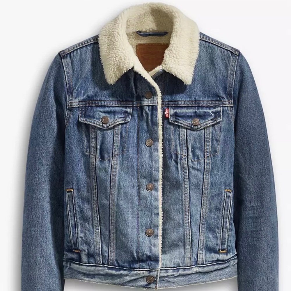 Levi’s Sherpa Trucker Jacket Size XS - Picture 3 of 12